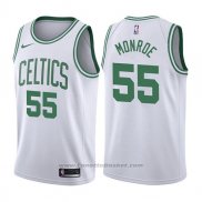 Maglia Boston Celtics Greg Monroe #55 Association 2017-18 Bianco