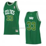 Maglia Boston Celtics Larry Bird NO 33 Snakeskin Hardwood Classics 2021 Verde