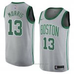 Maglia Boston Celtics Marcus Morris #13 Citta 2018 Grigio