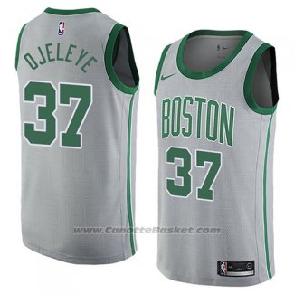 Maglia Boston Celtics Semi Ojeleye #37 Citta 2018 Grigio