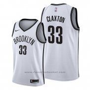 Maglia Brooklyn Nets Nicolas Claxton #33 Association 2019-20 Bianco