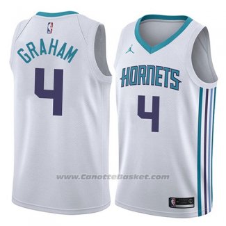 Maglia Charlotte Hornets Devonte Graham #4 Association 2018 Bianco