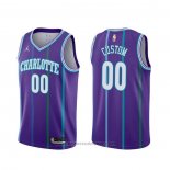 Maglia Charlotte Hornets Personalizzate Classic 2019-20 Viola