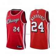 Maglia Chicago Bulls Lauri Markkanene NO 24 Citta 2021-22 Rosso