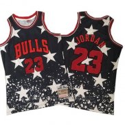 Maglia Chicago Bulls Michael Jordan #23 Hardwood Retro 1997-98 Nero