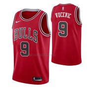 Maglia Chicago Bulls Nikola Vucevic NO 9 Icon 2020-21 Rosso
