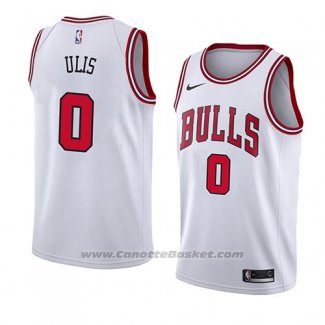 Maglia Chicago Bulls Tyler Ulis #0 Association 2018 Bianco