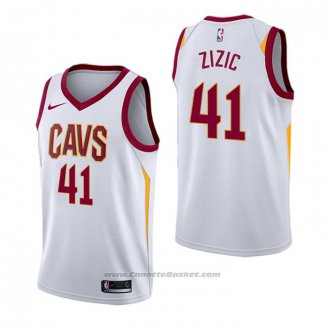 Maglia Cleveland Cavaliers Ante Zizic #41 Association Bianco