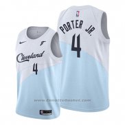 Maglia Cleveland Cavaliers Kevin Porter Jr. #4 Earned 2019-20 Blu