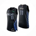 Maglia Dallas Mavericks Kyrie Irving No 11 Citta Authentic 2025-26 Nero