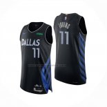 Maglia Dallas Mavericks Kyrie Irving No 11 Citta Authentic 2025-26 Nero