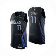 Maglia Dallas Mavericks Kyrie Irving No 11 Citta Authentic 2025-26 Nero