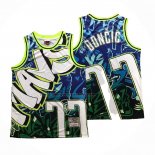 Maglia Dallas Mavericks Luka Doncic NO 77 Mitchell & Ness Blu