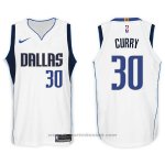Maglia Dallas Mavericks Seth Curry #30 2017-18 Bianco