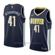 Maglia Denver Nuggets Juan Hernangomez #41 Icon 2018 Blu