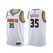 Maglia Denver Nuggets P.j. Dozier #35 Association Bianco