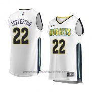 Maglia Denver Nuggets Richard Jefferson #22 Association 2017-18 Bianco