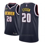 Maglia Denver Nuggets Tyler Lydon #20 Icon 2018-19 Blu