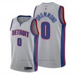 Maglia Detroit Pistons Andre Drummond #0 Statement Grigio