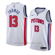 Maglia Detroit Pistons Khyri Thomas #13 Association 2018 Bianco