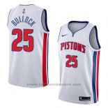 Maglia Detroit Pistons Reggie Bullock #25 Association 2018 Bianco