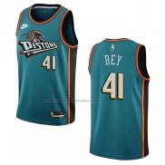 Maglia Detroit Pistons Saddiq Bey NO 41 Classic 2022-23 Verde