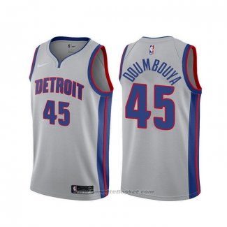 Maglia Detroit Pistons Sekou Doumbouya #45 Statement 2019-20 Grigio