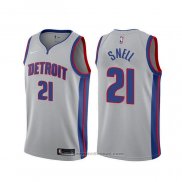 Maglia Detroit Pistons Tony Snell #21 Statement 2019-20 Grigio