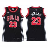 Maglia Donna Chicago Bulls Michael Jordan #23 Nero