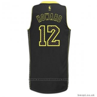 Maglia Elettricita Moda Houston Rockets Dwight Howard #12 Nero