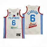 Maglia Filippino Jordan Clarkson #6 Olimpiadi 2024 Bianco