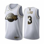 Maglia Golden Edition Los Angeles Lakers Anthony Davis #3 Bianco