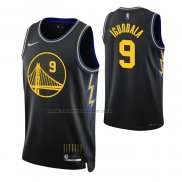 Maglia Golden State Warriors Andre Iguodala NO 9 Citta 2021-22 Nero