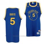 Maglia Golden State Warriors Baron Davis #5 Retro Blu