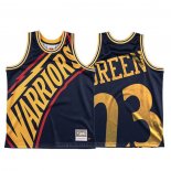 Maglia Golden State Warriors Draymond Green #23 Mitchell & Ness Big Face Blu