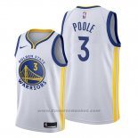 Maglia Golden State Warriors Jordan Poole #3 Association Bianco