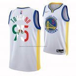 Maglia Golden State Warriors Juan Toscano-Anderson #95 2022 Slam Dunk Special Mexico Edition Bianco