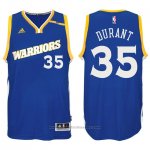 Maglia Golden State Warriors Kevin Durant #35 Blu