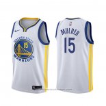 Maglia Golden State Warriors Mychal Mulder #15 Association Bianco