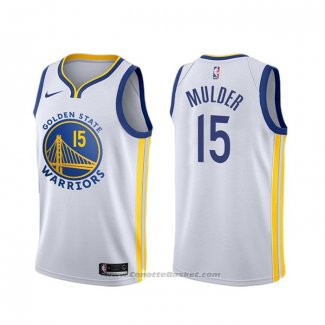 Maglia Golden State Warriors Mychal Mulder #15 Association Bianco