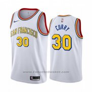 Maglia Golden State Warriors Stephen Curry #30 Classic 2019-20 Bianco