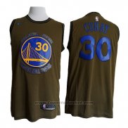 Maglia Golden State Warriors Stephen Curry Nike #30 Verde