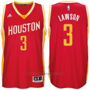 Maglia Houston Rockets Ty Lawson #3 Rosso Giallo