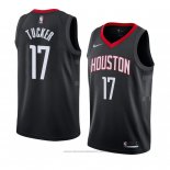 Maglia Houston Rocketst P.j. Tucker #17 Statement 2018 Nero