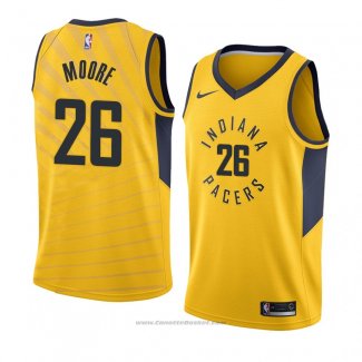 Maglia Indiana Pacers Ben Moore #26 Statement 2018 Giallo