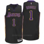 Maglia Los Angeles Lakers D'Angelo Russell #1 Nero