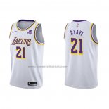 Maglia Los Angeles Lakers Joel Ayayi NO 21 Association 2021-22 Bianco