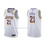 Maglia Los Angeles Lakers Joel Ayayi NO 21 Association 2021-22 Bianco