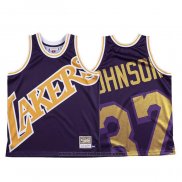 Maglia Los Angeles Lakers Johnson #32 Mitchell & Ness Big Face Viola