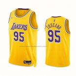 Maglia Los Angeles Lakers Juan Toscano-Anderson NO 95 75th Anniversary Icon 2021-22 Giallo